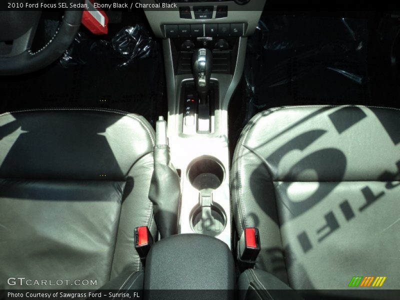 Ebony Black / Charcoal Black 2010 Ford Focus SEL Sedan