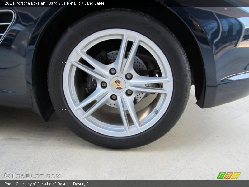 Dark Blue Metallic / Sand Beige 2011 Porsche Boxster