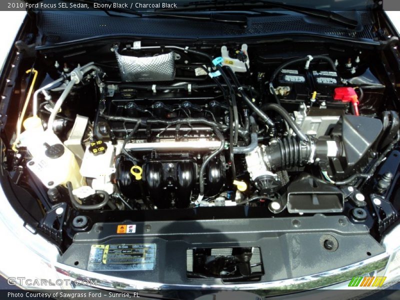 Ebony Black / Charcoal Black 2010 Ford Focus SEL Sedan