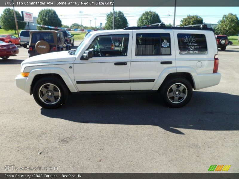 Stone White / Medium Slate Gray 2006 Jeep Commander 4x4