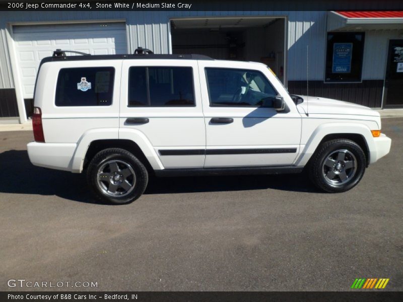 Stone White / Medium Slate Gray 2006 Jeep Commander 4x4