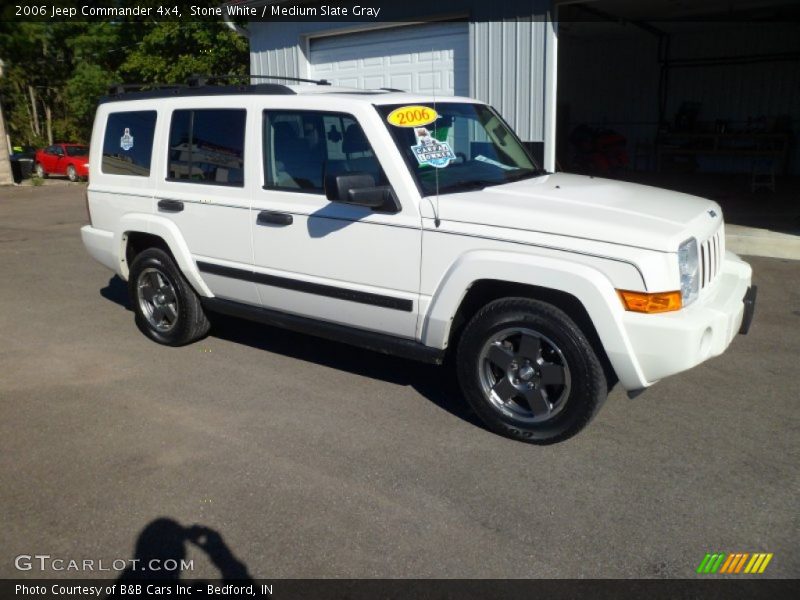 Stone White / Medium Slate Gray 2006 Jeep Commander 4x4