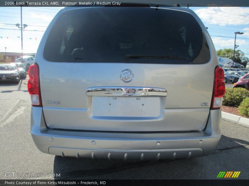 Platinum Metallic / Medium Gray 2006 Buick Terraza CXL AWD