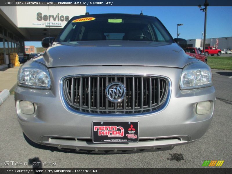 Platinum Metallic / Medium Gray 2006 Buick Terraza CXL AWD