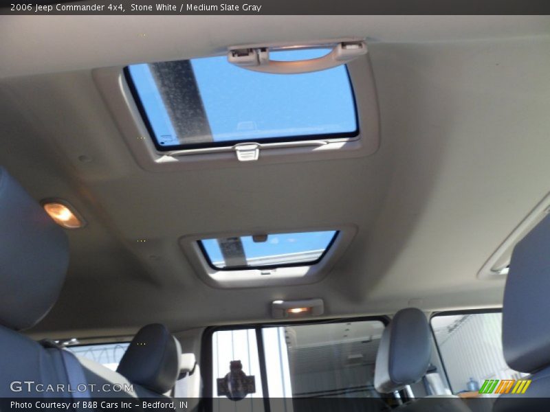 Stone White / Medium Slate Gray 2006 Jeep Commander 4x4