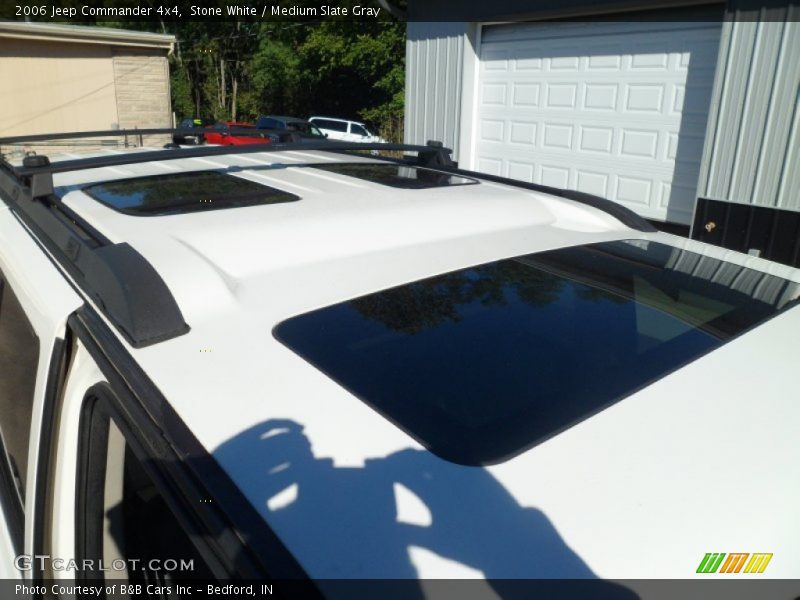 Stone White / Medium Slate Gray 2006 Jeep Commander 4x4