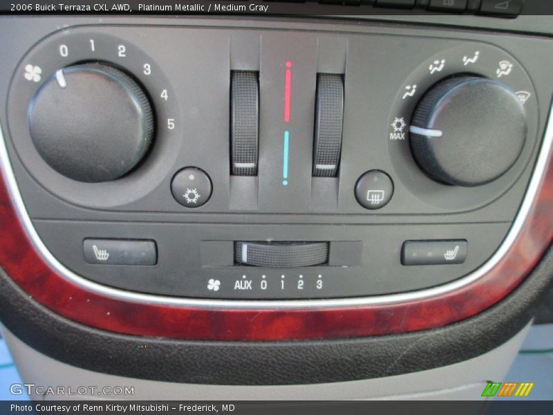 Controls of 2006 Terraza CXL AWD