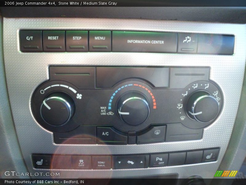 Stone White / Medium Slate Gray 2006 Jeep Commander 4x4