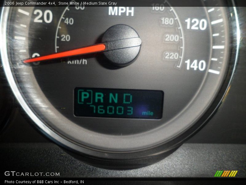 Stone White / Medium Slate Gray 2006 Jeep Commander 4x4