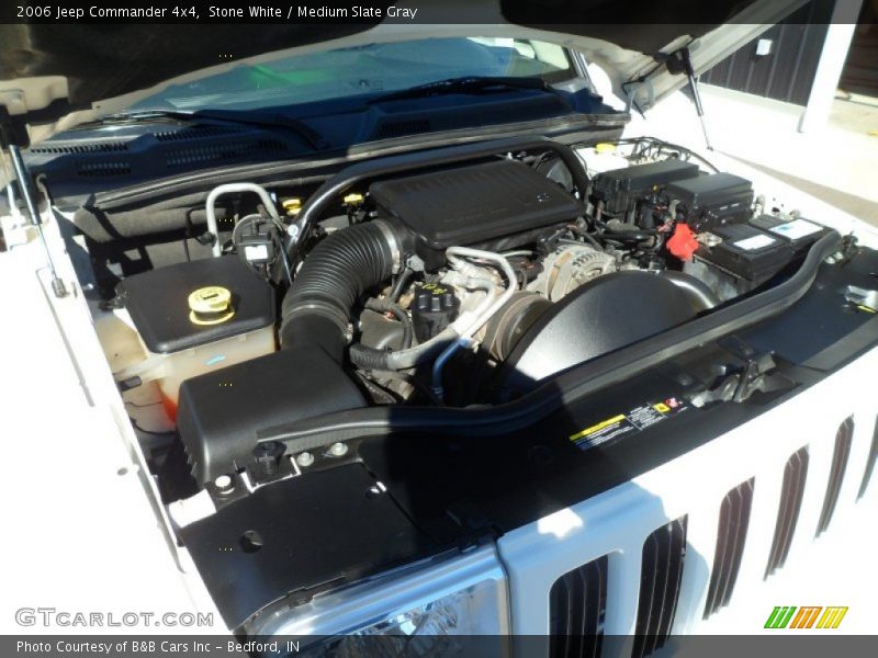 Stone White / Medium Slate Gray 2006 Jeep Commander 4x4