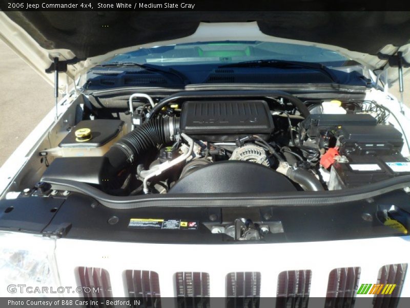 Stone White / Medium Slate Gray 2006 Jeep Commander 4x4