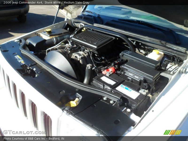 Stone White / Medium Slate Gray 2006 Jeep Commander 4x4