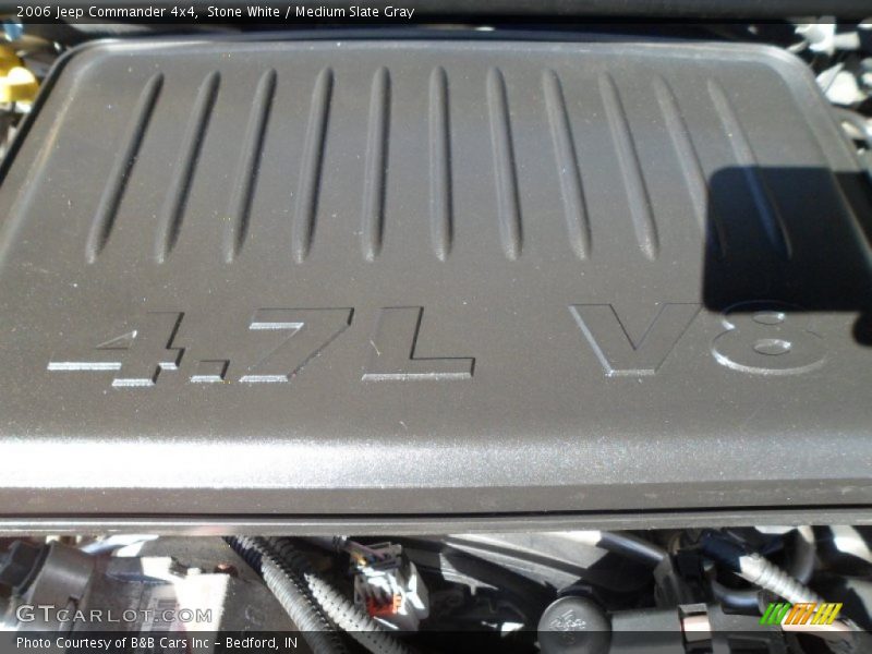 Stone White / Medium Slate Gray 2006 Jeep Commander 4x4