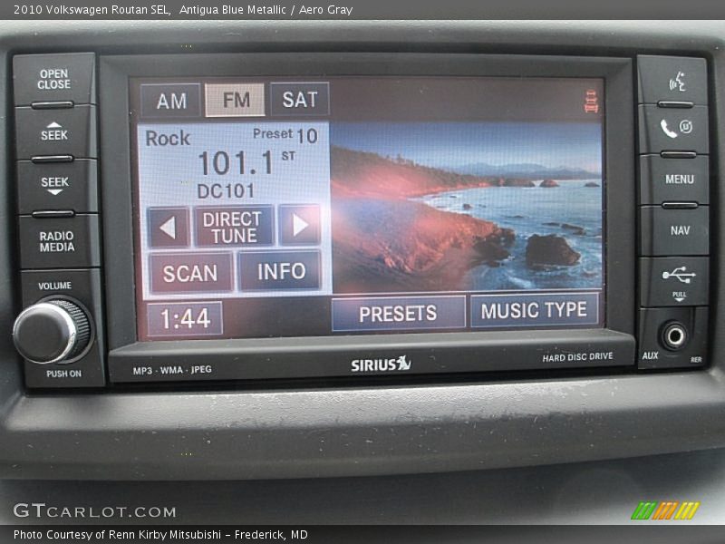 Antigua Blue Metallic / Aero Gray 2010 Volkswagen Routan SEL