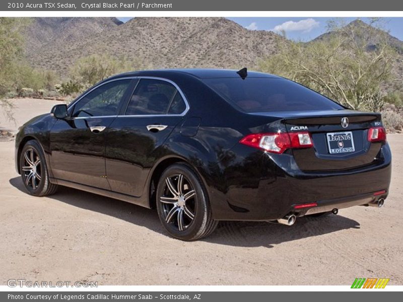 Crystal Black Pearl / Parchment 2010 Acura TSX Sedan