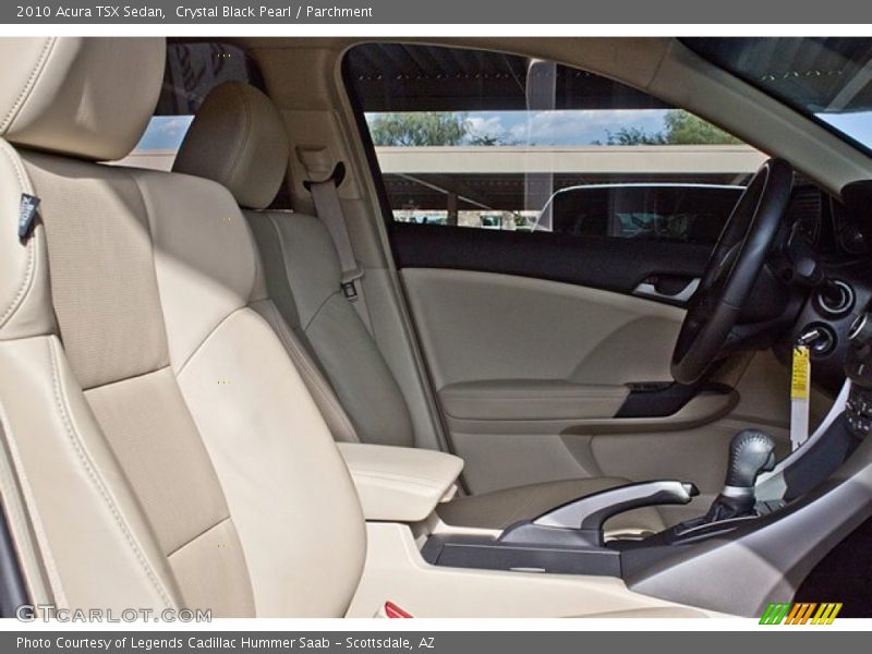 Crystal Black Pearl / Parchment 2010 Acura TSX Sedan