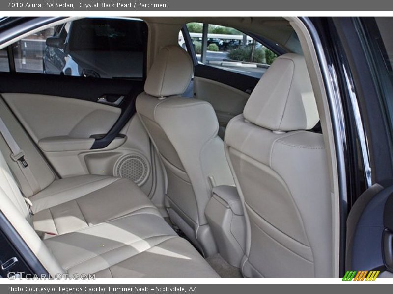 Crystal Black Pearl / Parchment 2010 Acura TSX Sedan