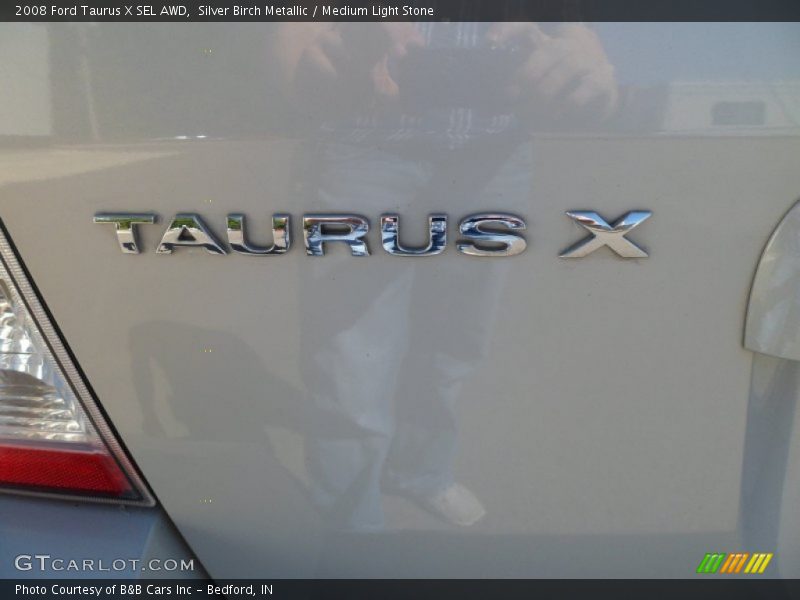 Silver Birch Metallic / Medium Light Stone 2008 Ford Taurus X SEL AWD