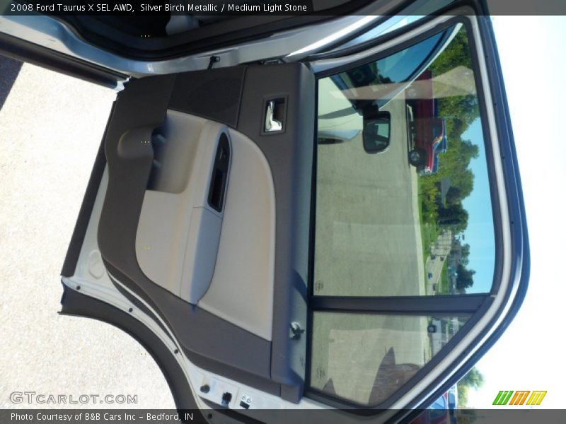 Silver Birch Metallic / Medium Light Stone 2008 Ford Taurus X SEL AWD