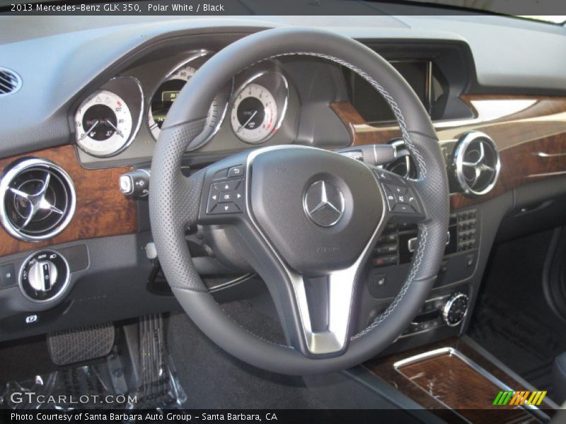 Polar White / Black 2013 Mercedes-Benz GLK 350
