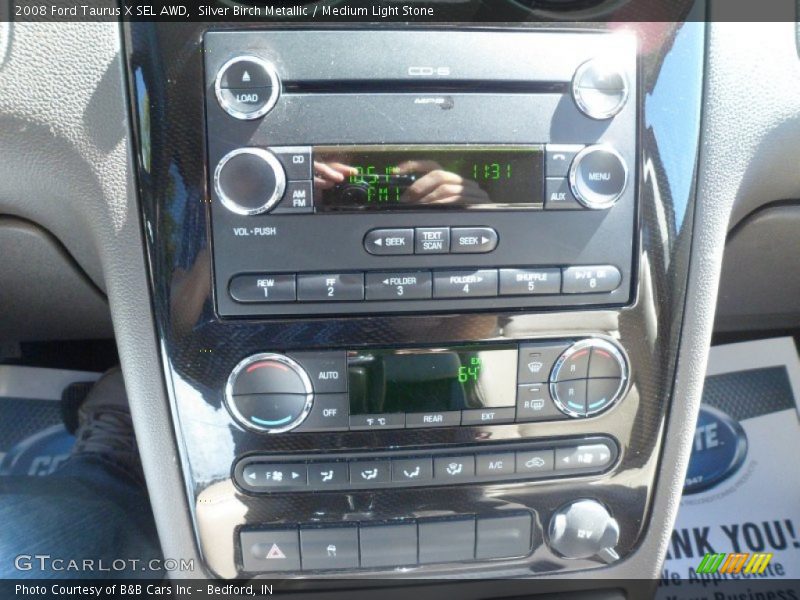 Silver Birch Metallic / Medium Light Stone 2008 Ford Taurus X SEL AWD