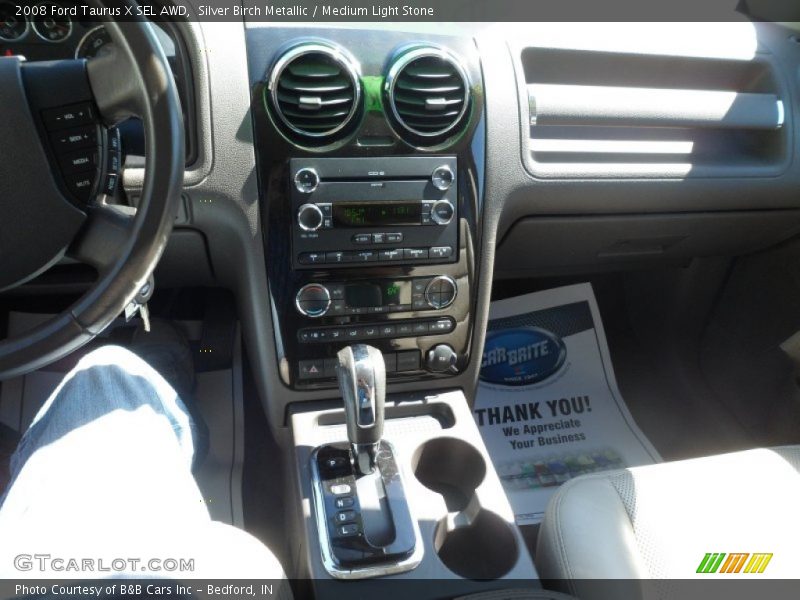 Silver Birch Metallic / Medium Light Stone 2008 Ford Taurus X SEL AWD