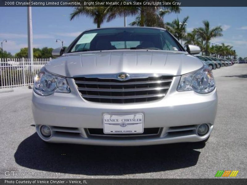 Bright Silver Metallic / Dark Slate Gray/Light Slate Gray 2008 Chrysler Sebring Limited Convertible