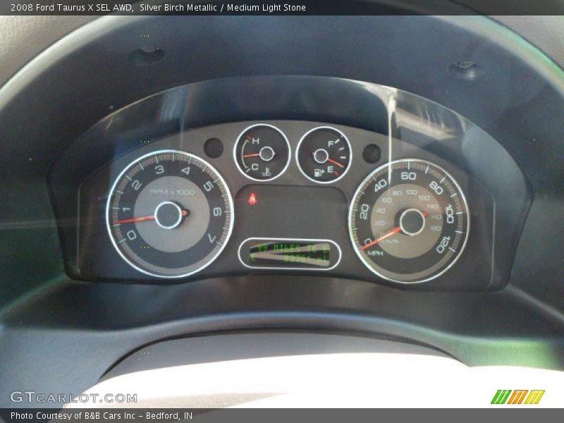 Silver Birch Metallic / Medium Light Stone 2008 Ford Taurus X SEL AWD