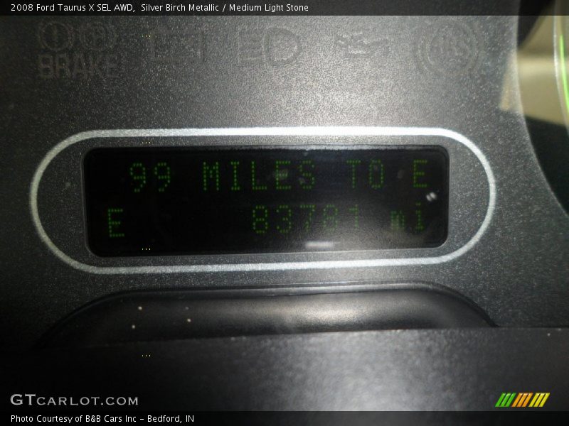 Silver Birch Metallic / Medium Light Stone 2008 Ford Taurus X SEL AWD