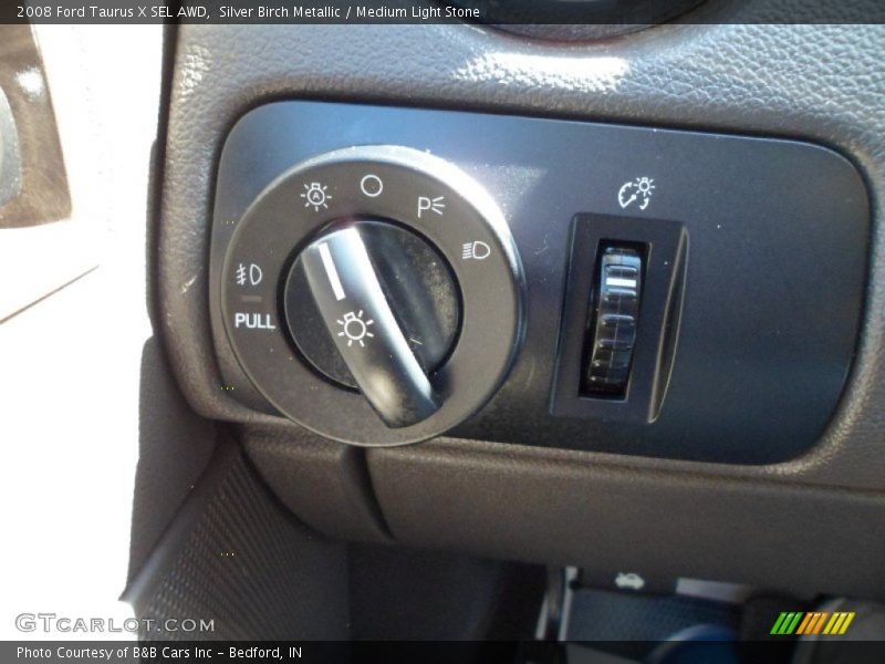 Silver Birch Metallic / Medium Light Stone 2008 Ford Taurus X SEL AWD