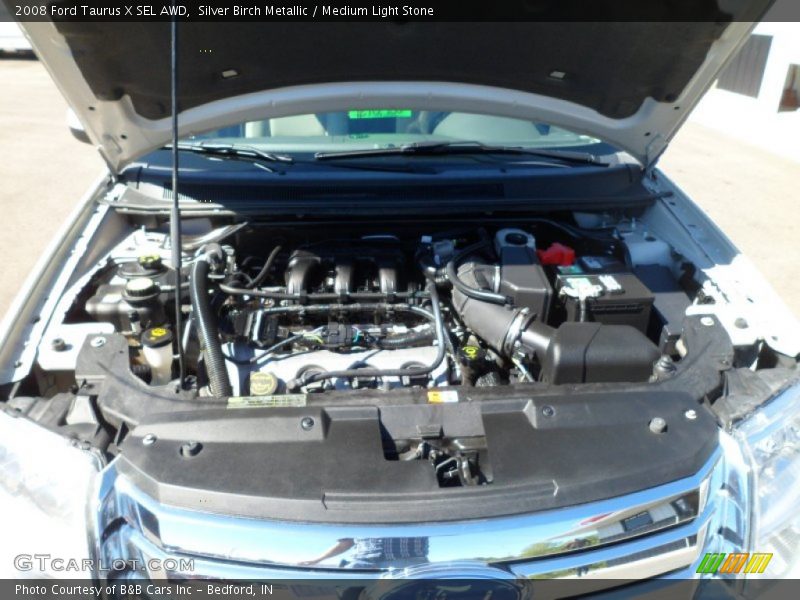 Silver Birch Metallic / Medium Light Stone 2008 Ford Taurus X SEL AWD