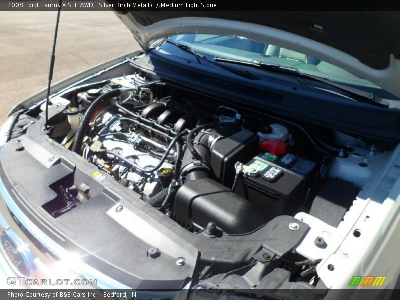 Silver Birch Metallic / Medium Light Stone 2008 Ford Taurus X SEL AWD