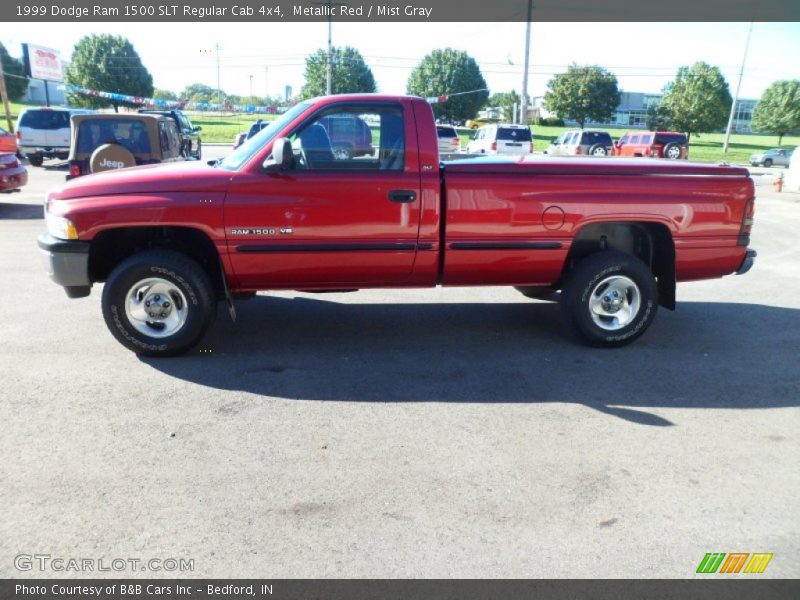 Metallic Red / Mist Gray 1999 Dodge Ram 1500 SLT Regular Cab 4x4