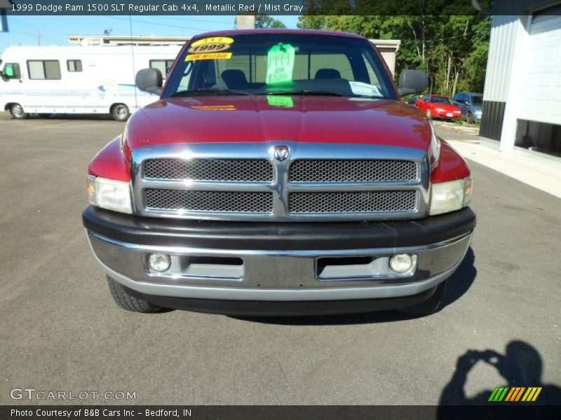 Metallic Red / Mist Gray 1999 Dodge Ram 1500 SLT Regular Cab 4x4