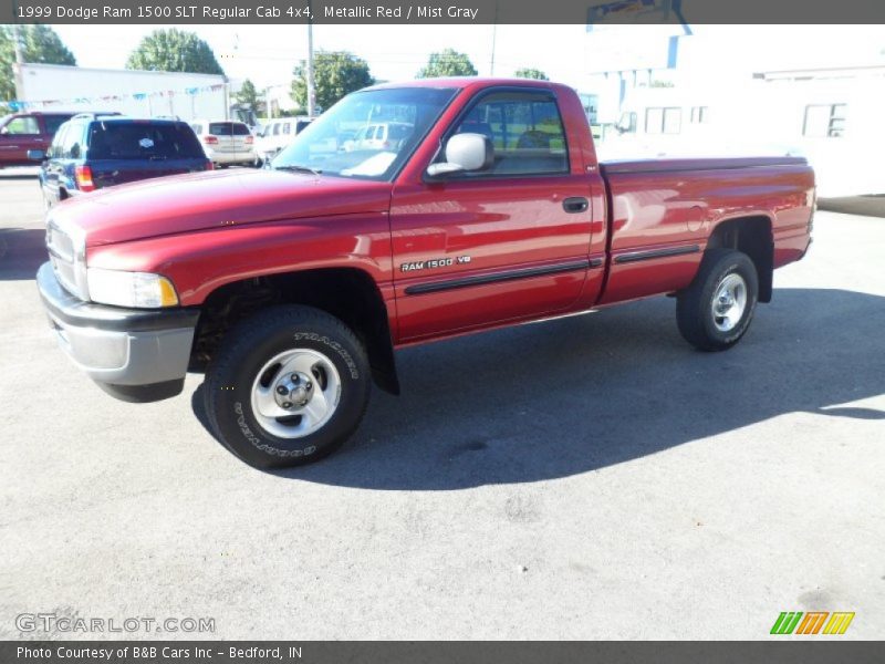 Metallic Red / Mist Gray 1999 Dodge Ram 1500 SLT Regular Cab 4x4