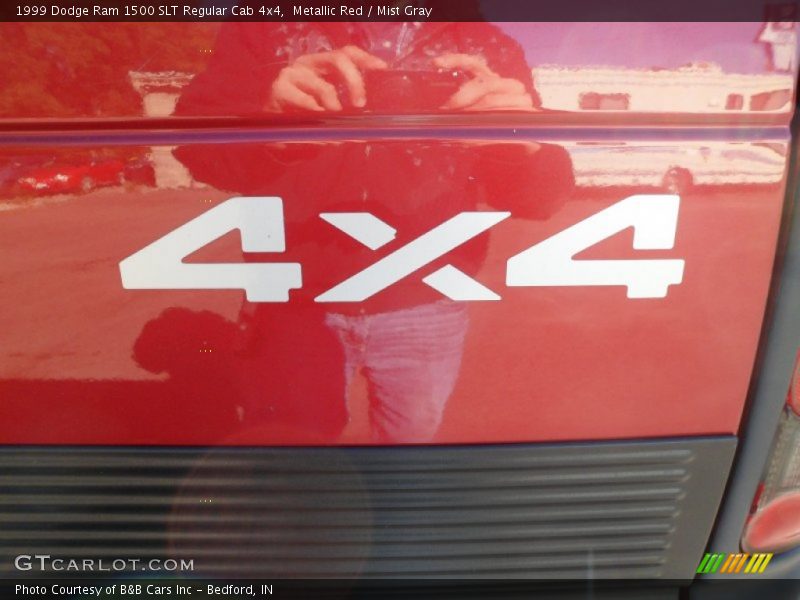 Metallic Red / Mist Gray 1999 Dodge Ram 1500 SLT Regular Cab 4x4