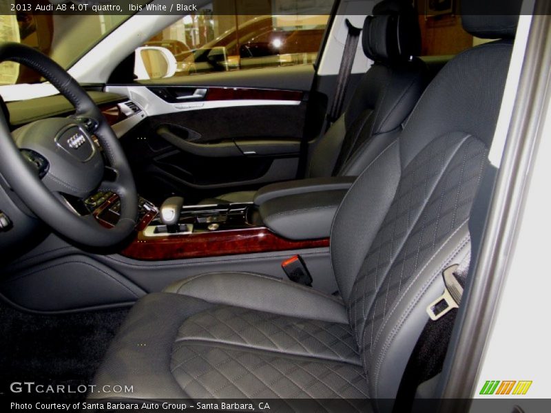 Front Seat of 2013 A8 4.0T quattro