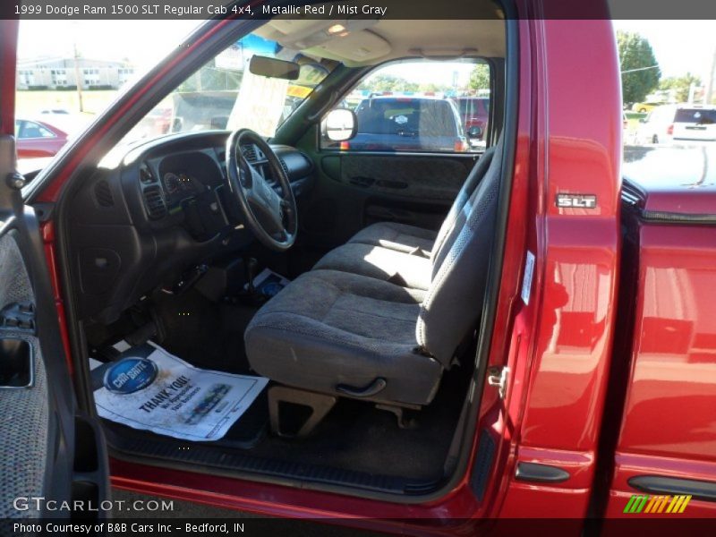Metallic Red / Mist Gray 1999 Dodge Ram 1500 SLT Regular Cab 4x4