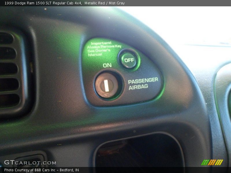 Metallic Red / Mist Gray 1999 Dodge Ram 1500 SLT Regular Cab 4x4