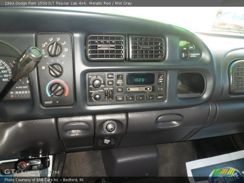 Metallic Red / Mist Gray 1999 Dodge Ram 1500 SLT Regular Cab 4x4