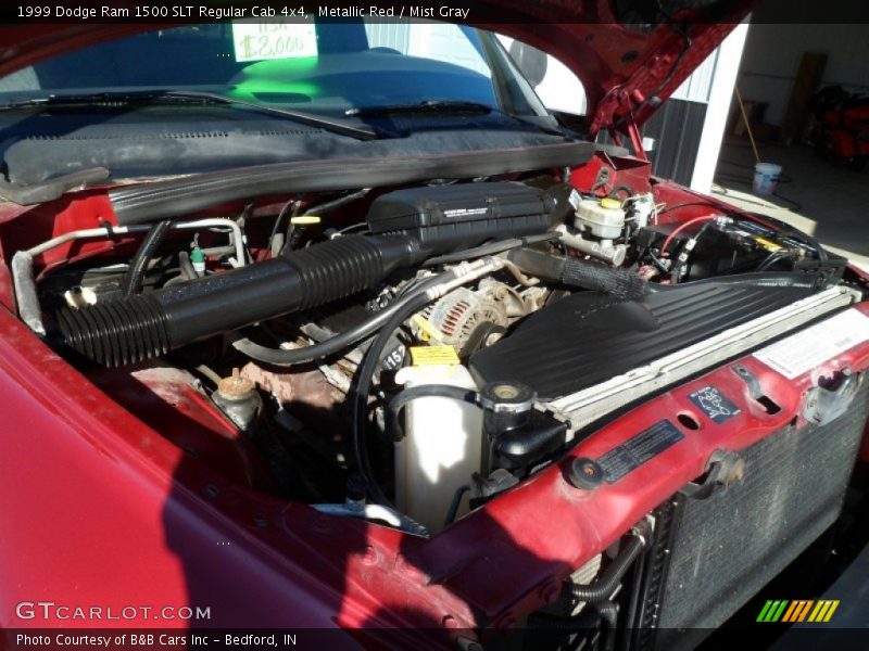 Metallic Red / Mist Gray 1999 Dodge Ram 1500 SLT Regular Cab 4x4