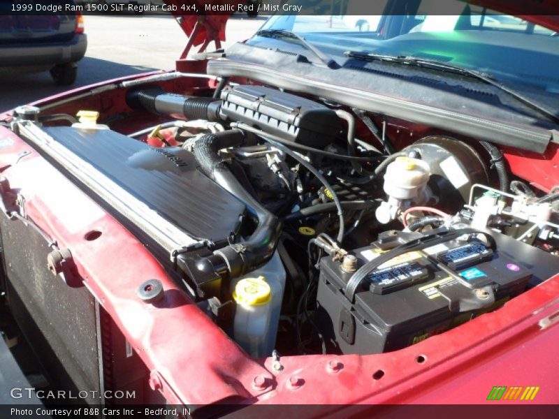 Metallic Red / Mist Gray 1999 Dodge Ram 1500 SLT Regular Cab 4x4