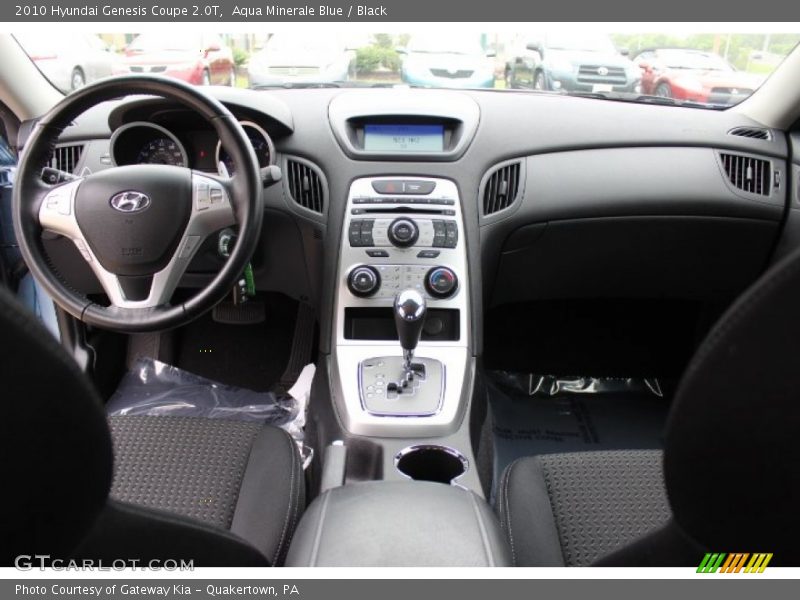 Aqua Minerale Blue / Black 2010 Hyundai Genesis Coupe 2.0T