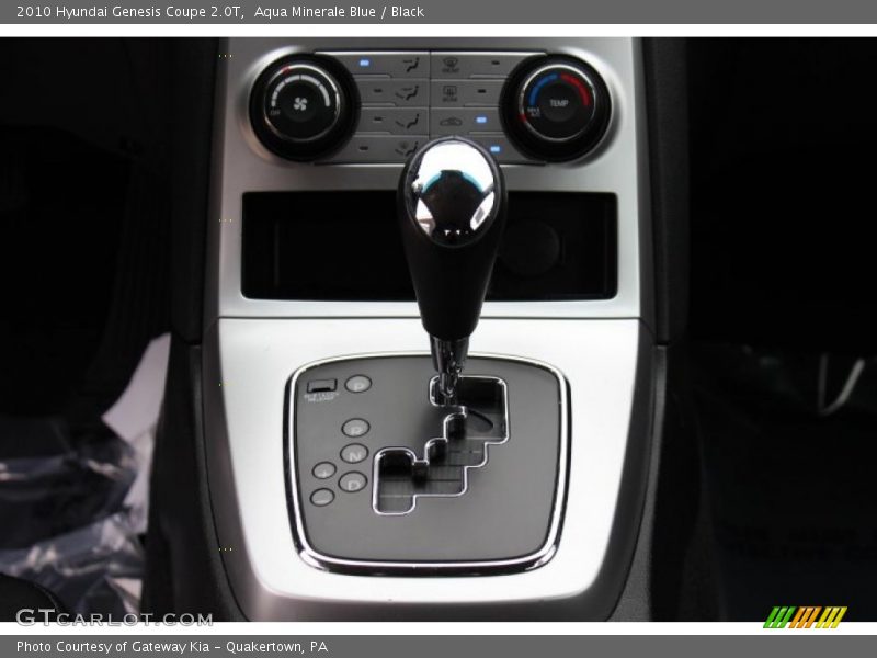Aqua Minerale Blue / Black 2010 Hyundai Genesis Coupe 2.0T