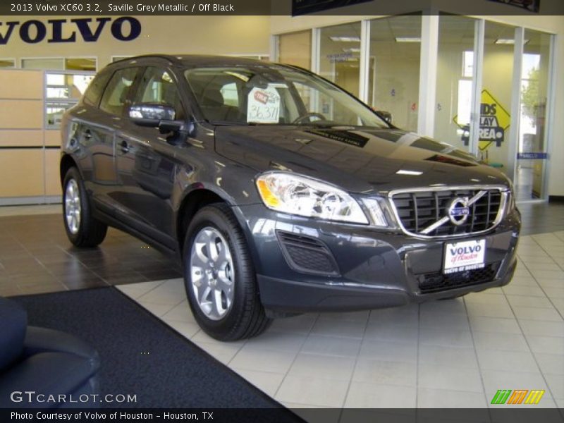 Saville Grey Metallic / Off Black 2013 Volvo XC60 3.2