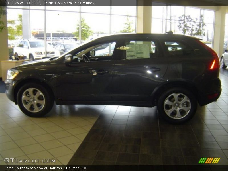 Saville Grey Metallic / Off Black 2013 Volvo XC60 3.2