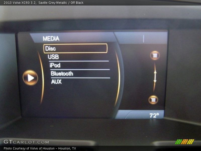 Saville Grey Metallic / Off Black 2013 Volvo XC60 3.2