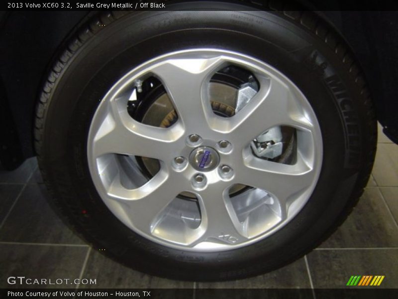 Saville Grey Metallic / Off Black 2013 Volvo XC60 3.2