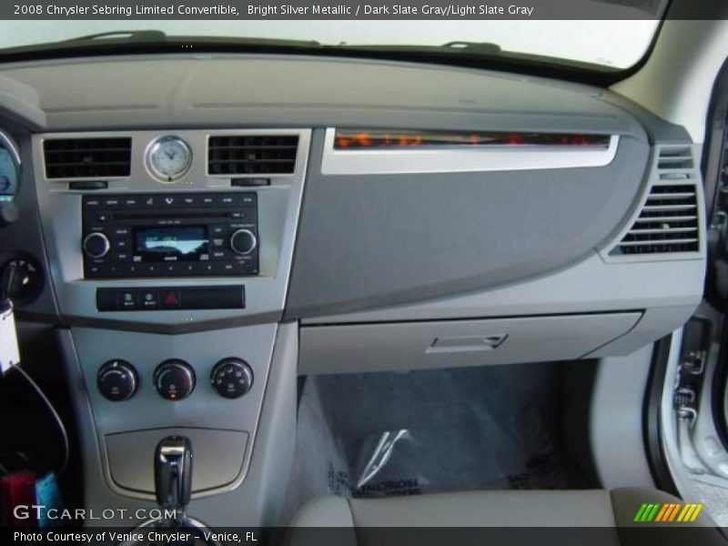 Bright Silver Metallic / Dark Slate Gray/Light Slate Gray 2008 Chrysler Sebring Limited Convertible