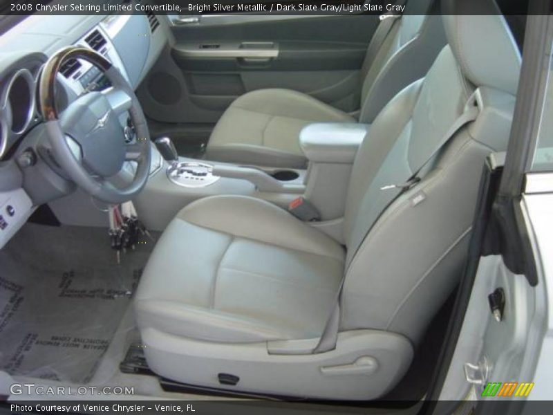 Bright Silver Metallic / Dark Slate Gray/Light Slate Gray 2008 Chrysler Sebring Limited Convertible